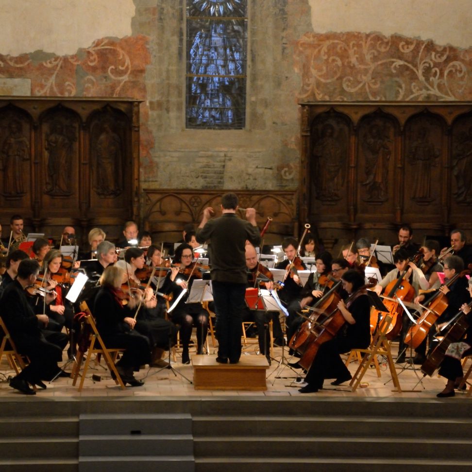 l'Orchestre au Temple de Saint-Gervais, mars 2021